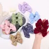 Europeu e Americano Cor Pura Novo Brilhante Terno Laço Jk Crianças Grampo de Cabelo Lolita Preppy Estilo Menina Acessórios de Cabelo 4708
