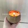 Vela de aromaterapia de cáscara de coco cuenco de coco vietnamita artesanías de cáscara de coco regalo hecho a mano 8-10cm tamaño pequeño