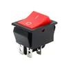 Interruptor Kcd4 Formato Barco Alta Corrente 20A Interruptor Basculante 4 Pinos 2 Posições com Luz Interruptor de Alimentação Mecânico