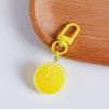 Llavero gourmet de simulación de resina, colgante pequeño de bolsa de comida creativa, adornos para mochila escolar de estudiante, bolsa de auriculares, regalo pequeño