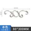 Adorno de Puerta Estilo Europeo de Acero Inoxidable, Ventana Antirrobo, Puerta de Patio, Accesorios para Barandilla de Escalera 304, Barandilla Protectora Decorativa de Valla de Flores, Flor C S