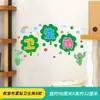 Decoración de tablero de anuncios para el aula lista de la gloria diseño de aula de jardín de infantes pegatinas de pared rincón sanitario del estudiante no tejido bricolaje