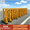 Valla Telescópica Manual de Empuje y Tracción de Acero Inoxidable para Carretera, Barrera de Seguridad para Puerta Escolar, Barrera de Carretera