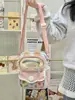 Bolsa de Viaje Linda y Suave para Estudiantes Niñas, Bolso Cruzado Pequeño Versátil Estilo Dopamina de Alto Valor Estético, Bolsa Ligera para Teléfono