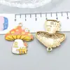 1 nuevo colgante de aleación de goteo colorido de Acción de Gracias colgante accesorios para pulsera collar diy