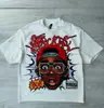 [Código Europeo Transfronterizo] Ropa Callejera Y2K Harajuku para Hombre y Mujer Camisa de Moda de Manga Corta con Nuevo Diseño de Estampado de Dibujos Animados