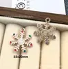 142 Colgantes de Navidad Colgantes de Aleación con Gota de Aceite Accesorios para Joyería DIY Colgante de Papá Noel Muñeco de Nieve Campana