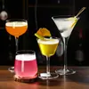 Copas de Cóctel de Cristal Creativas para Bar, Copas de Martini de Moda, Copas Triangulares para Margarita, Copas Altas, Copas de Champán