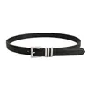 Cinturón Tejido de Doble Cara para Mujer de Cuero Genuino Transfronterizo, Moderno y Versátil, Cinturón Decorativo Sencillo, Personalizable