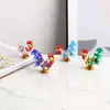 Artesanías de Vidrio Zibo Corona de Unicornio Gallo Estilo Simple Adorno Pequeño Creativo Animal de Dibujos Animados Realista Micro Paisaje