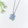 Collar de Acero Inoxidable para Mujer Joyería de Nicho Versátil Colgante de Cobre Cadena Elegante para Clavícula Joyería Cadena de Lujo Ligero