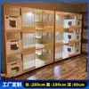 L Venta al por mayor Villa para Gatos Casa para Gatos Nido para Gatos Casa para Gatos Casa para Gatos Tienda de Mascotas Lujo Madera Maciza Exhibición Gabinete de Cría para Gatos Fábrica