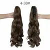 Peruca nova, peruca rabo de cavalo com presilha de garra, cabelo longo cacheado, ondas grandes, produto transfronteiriço, atacado em estoque, rabo de cavalo cacheado