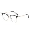 Gafas Jamie 9440 Estilo Nuevo Media Montura con Protección UV, Gafas de Sol para Conducir, Gafas de Sol Retro de Moda