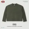 Camisa de Manga Larga Holgada con Hombros Caídos Estampado de Copo de Nieve a Cuadros Retro Americano para Hombre Otoño