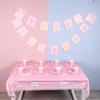 Set de Decoración de Suministros para Fiesta de Unicornios Platos de Papel Vasos de Papel Servilletas de Papel Mantel de Plástico Cuchillo Tenedor Cuchara Disponibilidad Inmediata