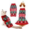 Suéter Navideño para Mascotas Cálido Nuevo Transfronterizo Amazon Teddy Beaumi Panda Kitty Corgi Ropa para Perro