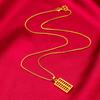 Pendientes de ábaco de Vietnam Shajin para mujer, cadena fina para mujer, venta al por mayor, joyería transfronteriza, collar de ábaco