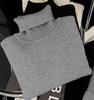 Ropa Infantil Gruesa Forrada de Polar Suéter de Clase A para Niño Mono Infantil Camisa de Punto de Terciopelo Camiseta Interior de Cuello Alto para Bebé