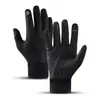 24 lotes nuevos de comercio exterior pueden ding LOGO a prueba de viento impermeables más terciopelo fino 2 colores guantes de dedo largo para deportes de equitación