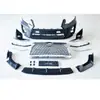 Parachoques con malla mediana adecuado para Toyota Prado modificado Lexus GX cara frontal