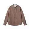 Camisa para Hombre de Comercio Exterior 2026, Lyocell Tencel Imitación Lino Transpirable Estilo Old Money Camisa de Manga Larga para Hombre