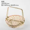 Cestas de Bambu Trançado, Produtos de Bambu, Cestas de Bambu Trançado, Produtos de Tiras de Bambu, Pequenas Cestas de Bambu para Lavar Legumes e Escorrer Água na Cozinha, Produtos de Tecelagem de Bambu