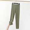Leggings Finos de Modal de Talla Grande para Primavera y Verano Estilo Coreano para Exterior Adelgazantes Sin Costuras Elásticos hasta el Tobillo para Mujer