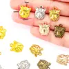 Accesorios para Joyería DIY Colgante Pequeño Cabeza de Tigre Aleación Retro Venta al por Mayor 15*12mm D9265