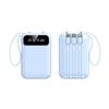 Mini Power Bank al por mayor con certificación 3C, gran capacidad de 20000 mAh, power bank portátil con cable, logo personalizado