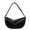 Bolso de Cuero Suave Gran Capacidad para Mujer 2023 Nuevo Moda Estilo Coreano Elegante Textura Popular de Este Año Bolso de Hombro Bajo el Brazo Tipo Bollo