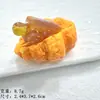 Popsicle de Cuerno Simulado Pegamento de Crema para Pan Accesorios Decorativos de Resina para Llavero Diadema Pasador Teléfono Móvil Refrigerador