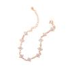 Pulseira de Prata 925 Menina do Trevo de Quatro Folhas Feminina Design de Nicho Pulseira Estilo Mori Celebridade da Internet Pulseira Presente para Namorada