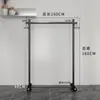 Tienda de Ropa Perchero de Lujo para Ropa, Exhibidor de Ropa para Hombre y Mujer, Perchero de Barra Única para Interiores de Celebridad de Internet, Tendedero para Ropa de Balcón en Casa