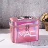 Bolsa de almacenamiento de cosméticos linda labio simple estuche de cosméticos portátil grande portátil gran capacidad caja de almacenamiento para niña