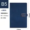 Caderno A5 Espessado com Fivela Magnética Registro de Reunião de Negócios Diário Caderno B5 Material de Papelaria para Escritório Estudo Atacado Personalização