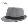 Sombreros para Hombres de Mediana Edad y Mayores, Sombreros de Sol de Primavera y Verano al por Mayor, Sombreros Jazz, Sombreros Retro Británicos de Caballero