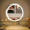 Espejo de Maquillaje LED con Luz para Escritorio en Casa Lujo Ligero Espejo de Tocador Inteligente de Celebridad de Internet Espejo de Belleza de Gama Alta