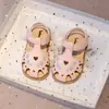 Sandalias para Bebé Niña 2024 Primavera y Verano Nuevas Bordadas Suela Suave Sandalias Estilo Chino para Niña Zapatos de Princesa para Niña