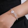 BZ1971 Pulsera de perlas de diamantes de imitación para mujer europea y americana transfronteriza, moda, temperamento, cadena de garra, multicapa, pulsera abierta