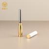 Tubo labial redondo dorado 1.6g tubo delgado oblicuo tubo de cera brillo labial tubo vacío tubo para empaque de labial ventas directas