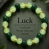 Xiyin tk pulsera explosiva transfronteriza de piedra natural ojo de tigre cuarzo rosa piedra Shoushan pulsera elástica de cuentas hecha a mano al por mayor
