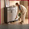 Zapatero Simple para Uso Doméstico, Gran Capacidad, Madera Maciza, Zapatero de Entrada, Almacenamiento, Pasillo, Vestíbulo, Zapatero, Armario de Almacenamiento Integrado