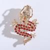 Broche de dragón con diamantes de imitación de nueva moda con diseño de dragón chino de los doce signos del zodíaco, broche para abrigo de hombre y mujer, accesorios