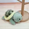 Muñeco de Peluche Original Acostado Tesoro de Palma Muñeco Tortuga Compañero de Mesa Juguete de Peluche Adorno Juguete Infantil