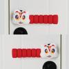 Al por mayor caricatura puerta parachoques trasero manija de puerta guantes habitación infantil cubierta protectora universal linda nuevo hogar cubierta decorativa de Año Nuevo