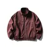Yidao Vintage 2026 Otoño Nuevo Retro Estilo Granero Chaqueta Lavada para Hombre Suelta Cuello Alto Desestructurado Abrigo de Trabajo