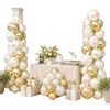 Conjunto de 50 Balões de Látex Espessos Transfronteiriço, Conjunto de Balões Flutuantes de Hélio, Adereços de Decoração de Aniversário