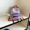 Mochilas para Estudiantes de Preescolar y Primaria, Mochilas de Moda Estilo Coreano de Color Contrastante para Niños y Niñas, Mochilas Ligeras de Viaje para Niños