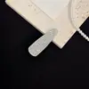 Pinza para el Cabello de Pedrería Super Brillante de Alta Gama Estilo Coreano, Pinza Metálica Dulce y Genial para Flequillo, Pasador para el Lado y la Frente, Accesorio para el Cabello